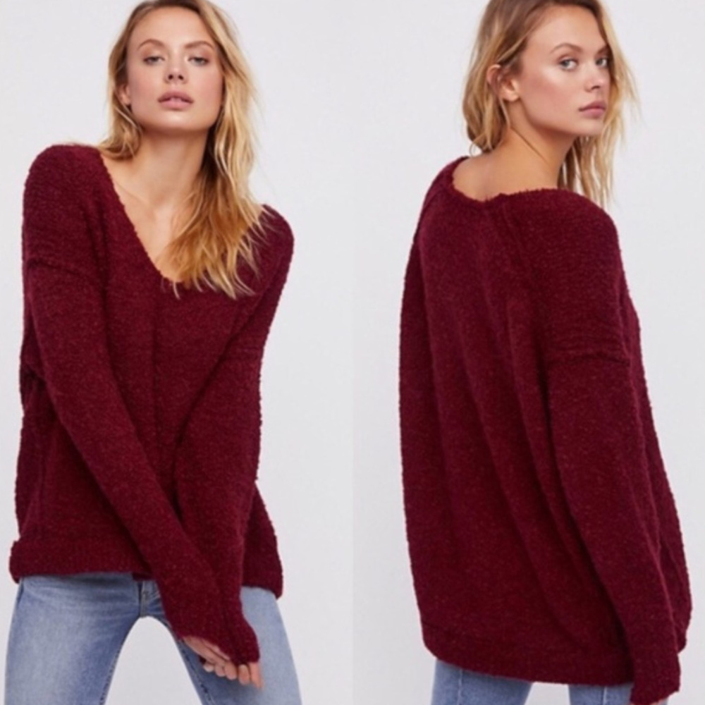 🆕️ Free People Lofty-V Neck Sweater
